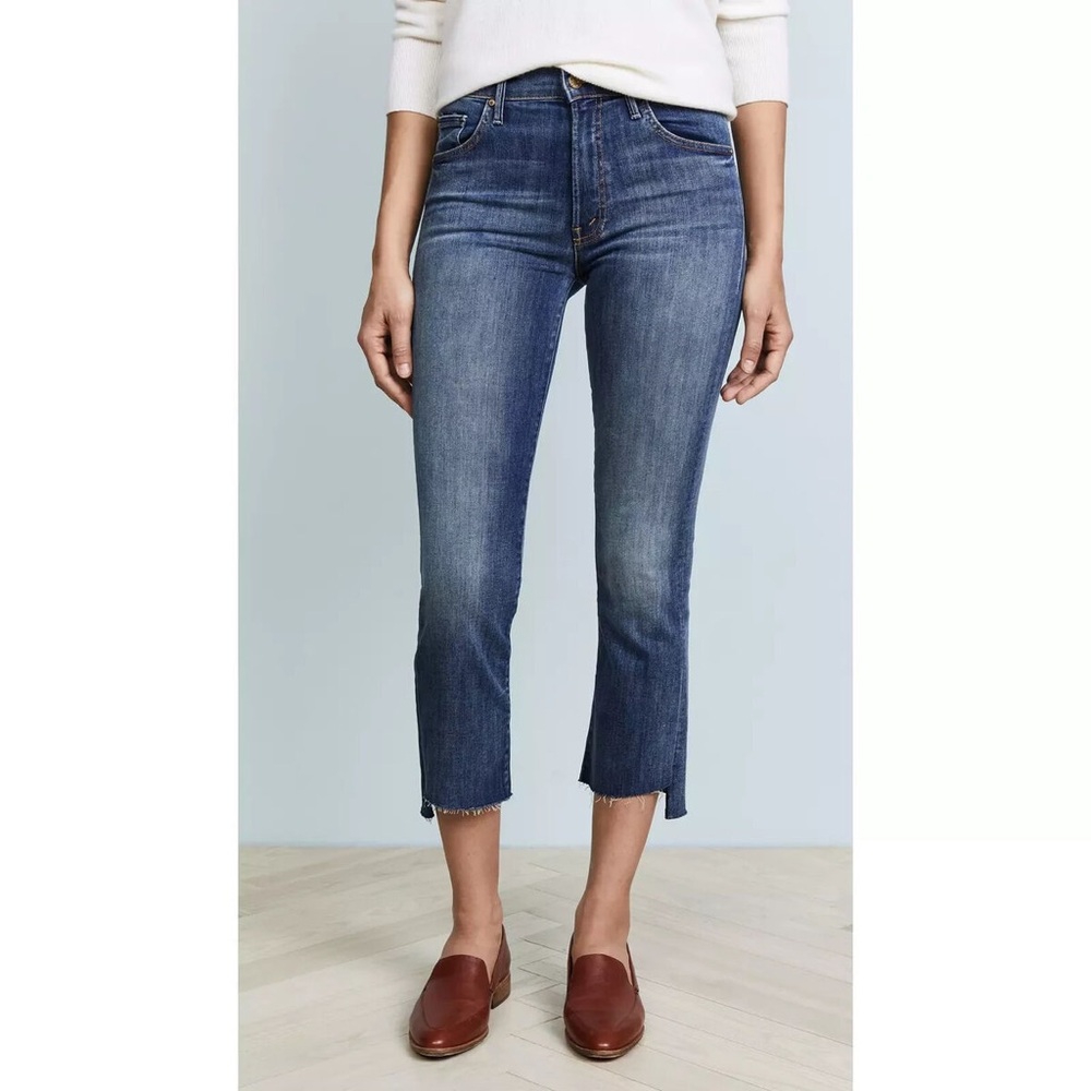 Mother Denim, insider crop step fray, not rough enough wash, 27